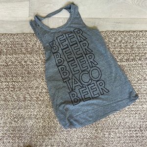 Chaser “Taco Beer” Tank, XS. Worn once!